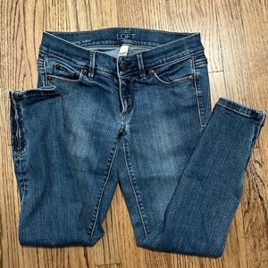 Loft modern skinny ankle jeans size 00P